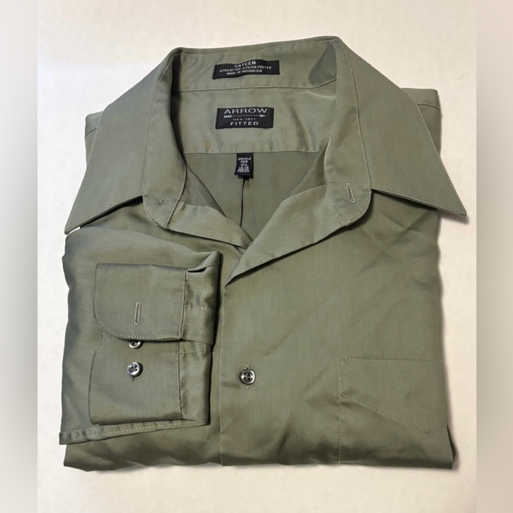 Green dress shirt